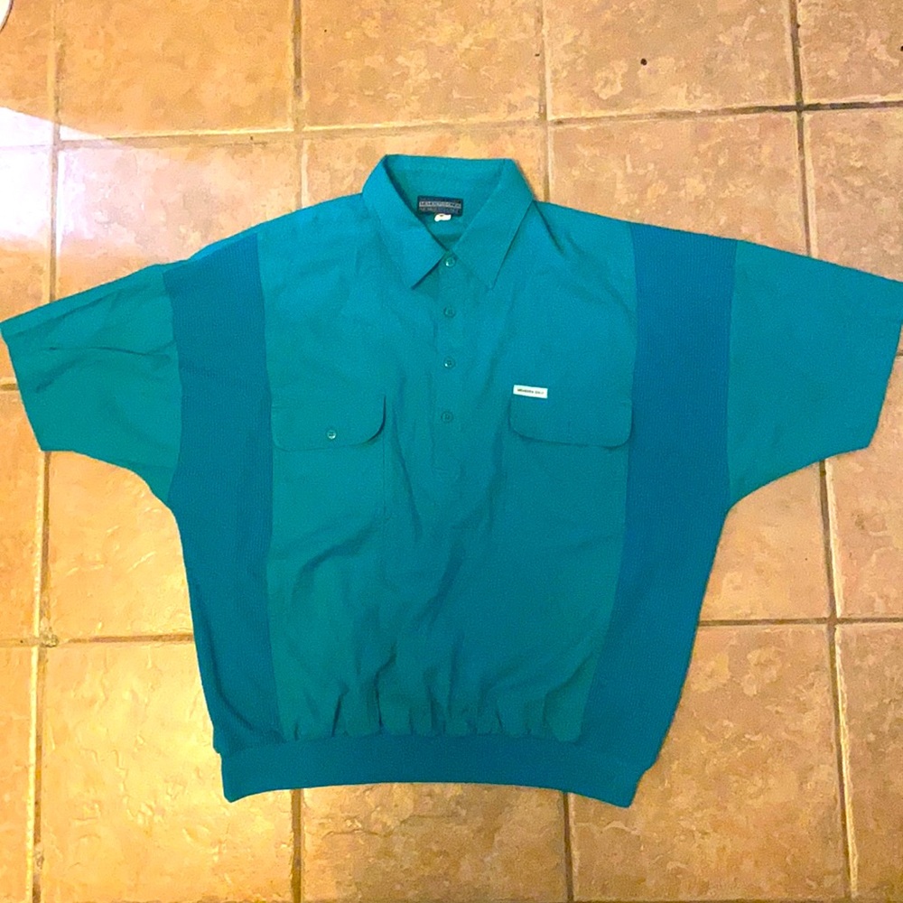 Vintage Members Only button up XL